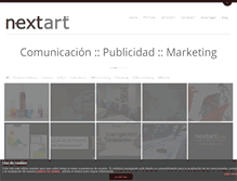 Tablet Screenshot of nextart.es